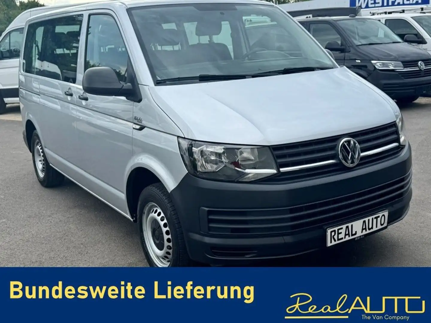 Volkswagen T6 Kombi /Transporter TDI Klima vo u. hi*9-Sitze Plateado - 1