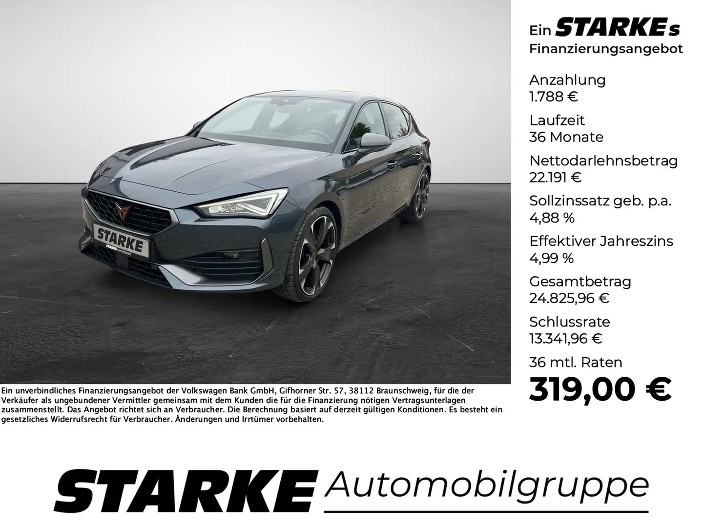 CUPRA Leon 1.4 TSI eHybrid DSG VZ Grau - 1