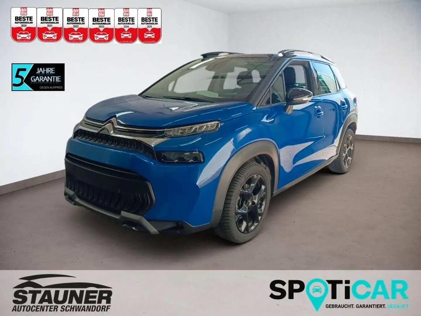 Citroen C3 Aircross PureTech S/S 130PS AT6 MAX *PANO* Blau - 1