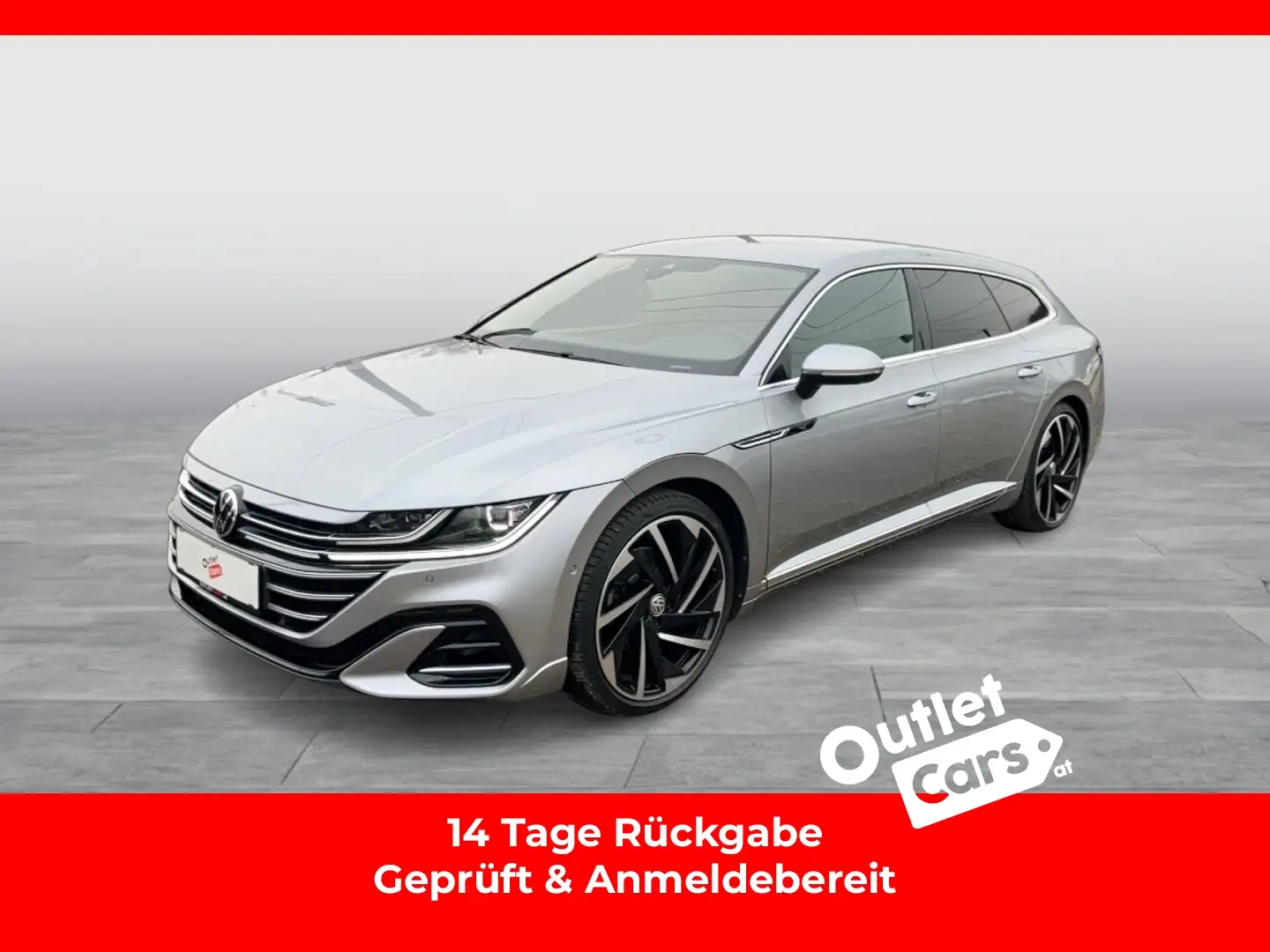 Volkswagen Arteon Shooting Brake 2.0 TDI 4Motion R-Line AHK Silber - 1