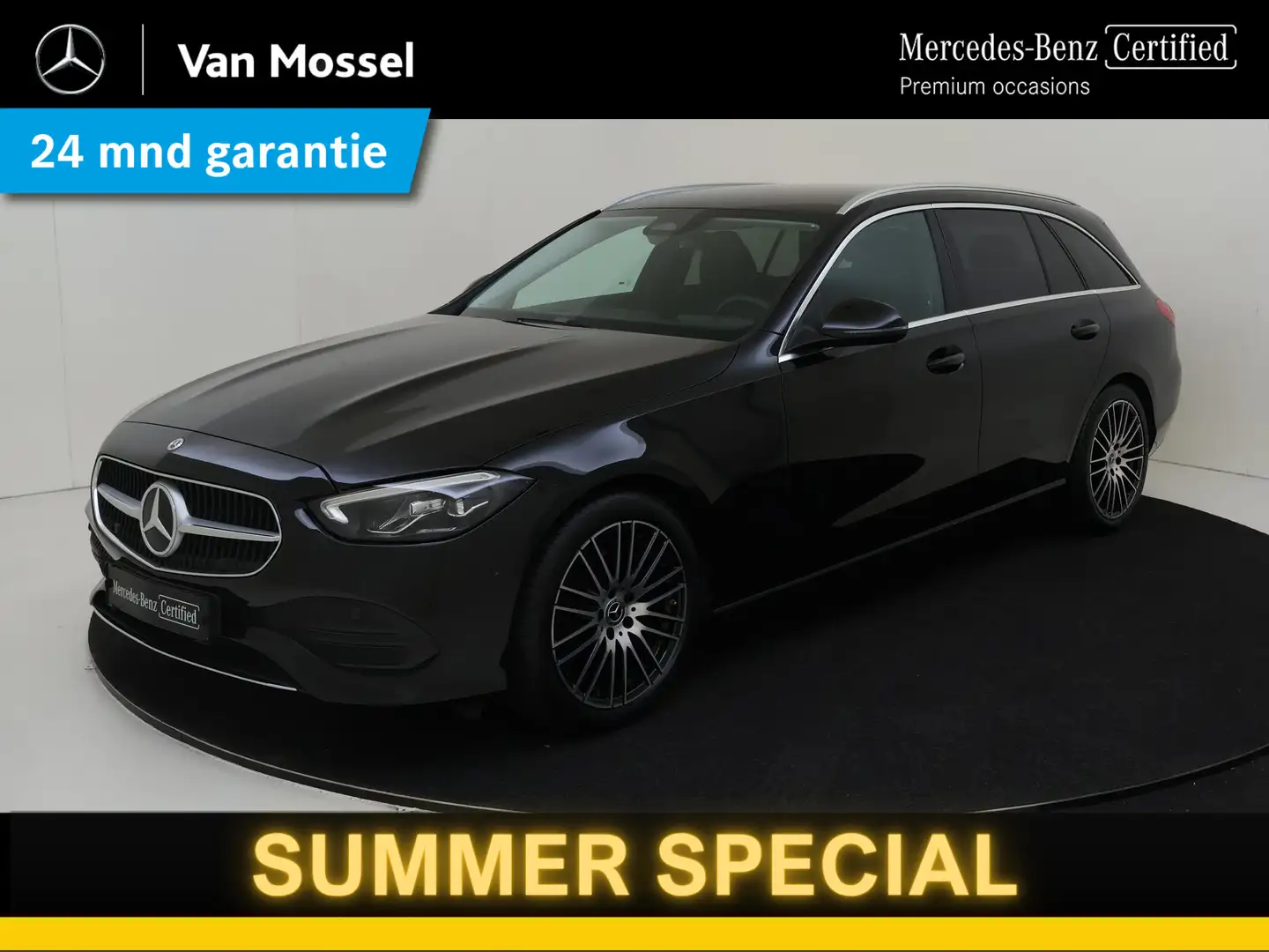 Mercedes-Benz C 180 Estate Luxury Line / Elektrische kofferbak / Parke Zwart - 1