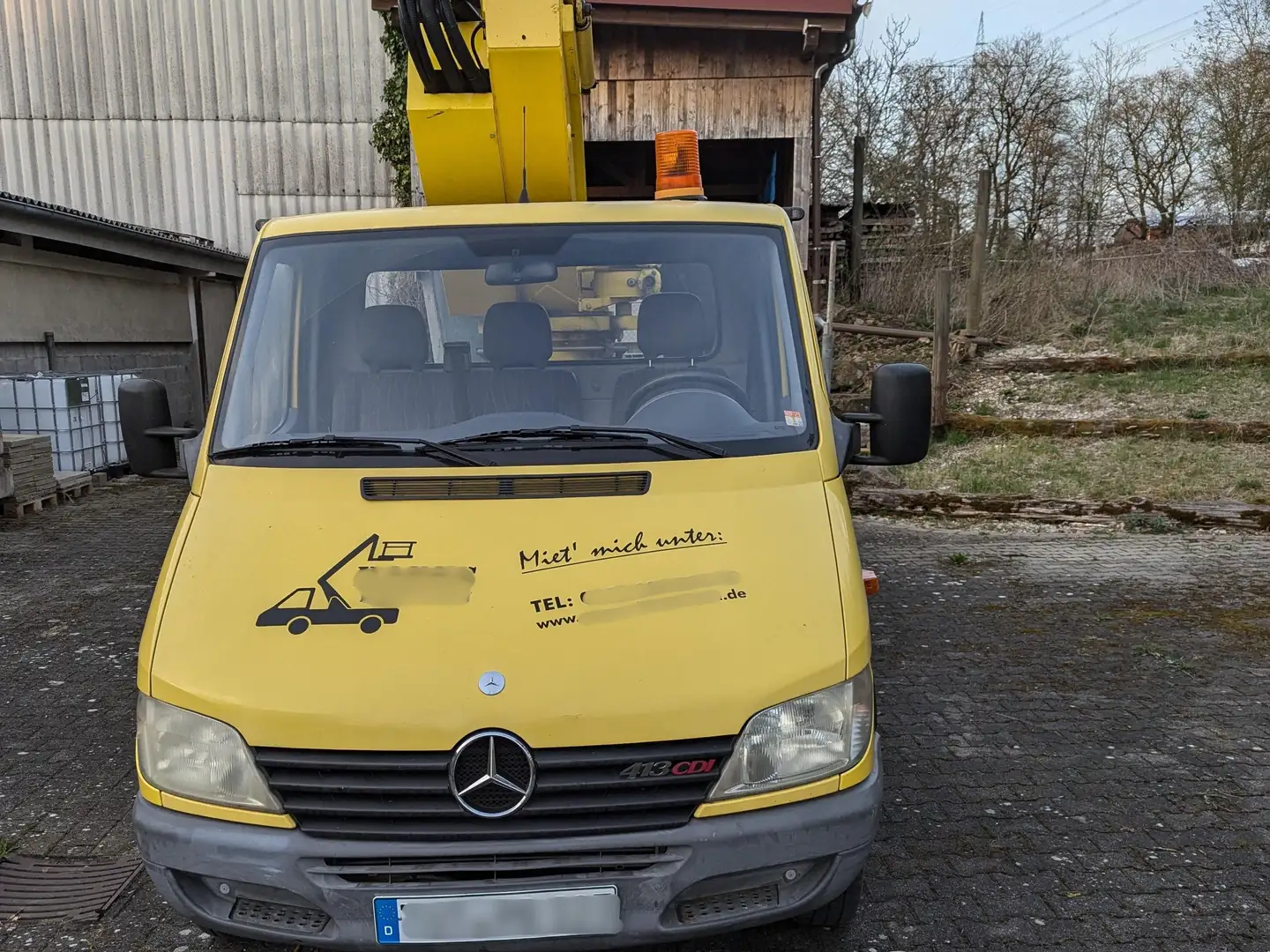 Mercedes-Benz Sprinter 413 CDI Sprinter 904.6 Sárga - 2