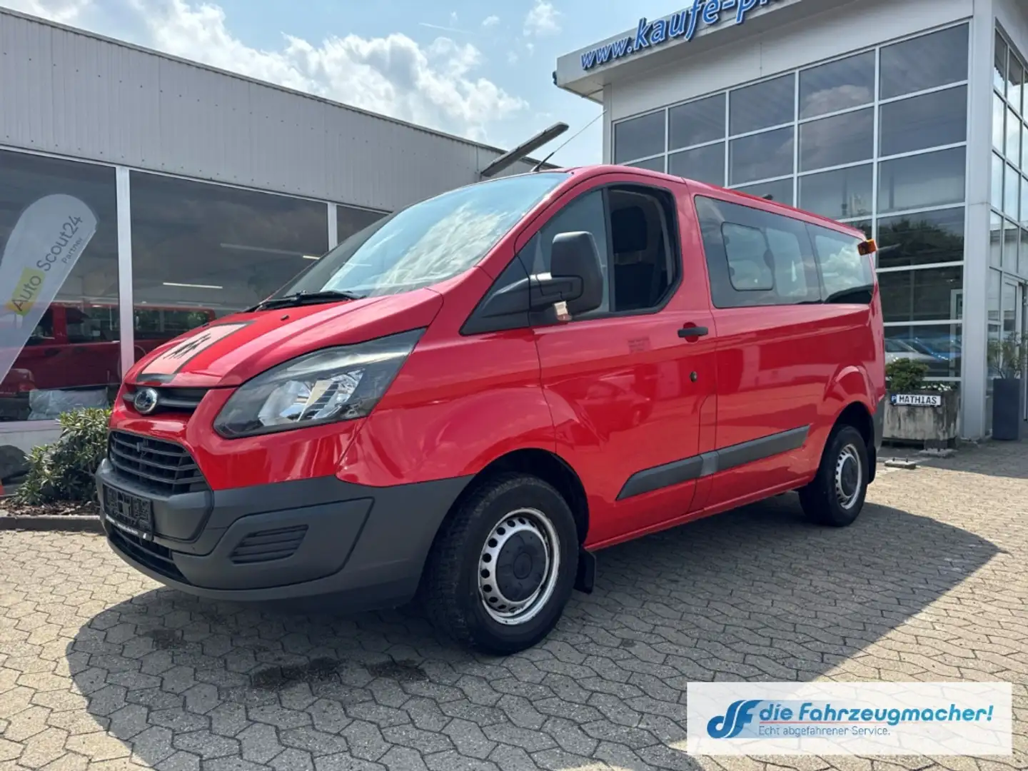 Ford Transit Custom Kombi 300 L1 2.2 TDCi *8459 Rojo - 2