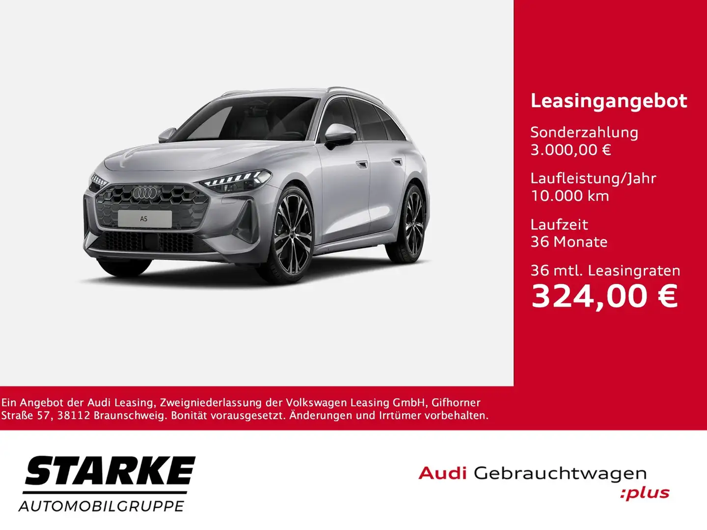 Audi A5 Avant TFSI S tronic advanced Navi LED AHK 20-Zo... Silber - 1