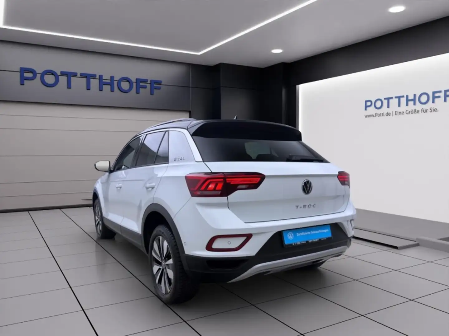 Volkswagen T-Roc 2.0 TDI DSG GOAL NAVI KAMERA LED SITZHZG Weiß - 2