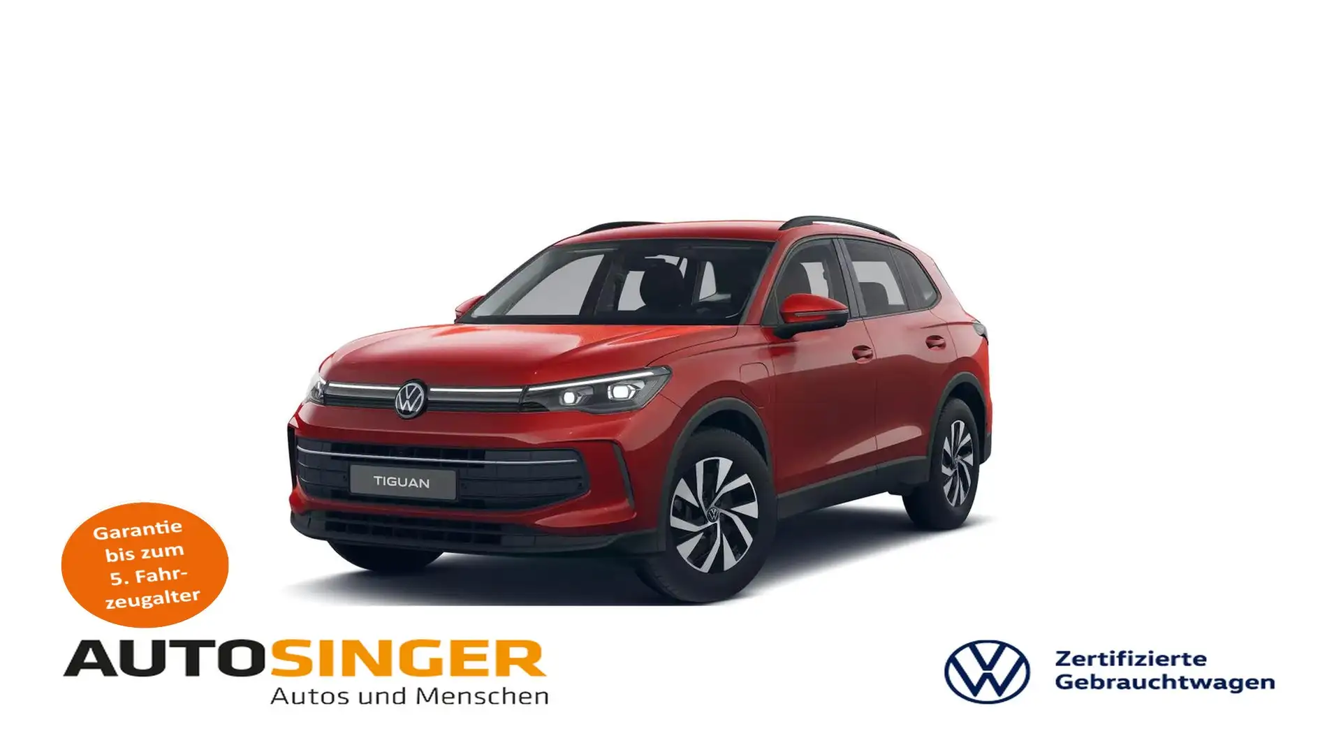 Volkswagen Tiguan Life 1.5 TSI eHybrid DSG *IQ-L*AHK*ACC* Rot - 1