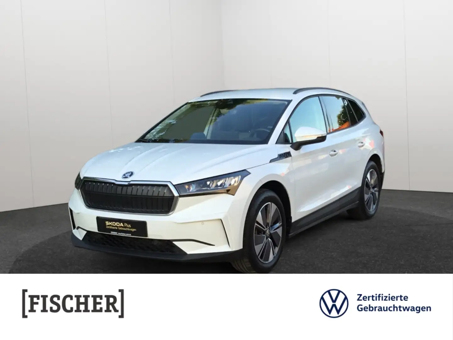 Skoda Enyaq 60 Loft LED Navi SHZ Rear View ACC PDC Carplay Vor Weiß - 1