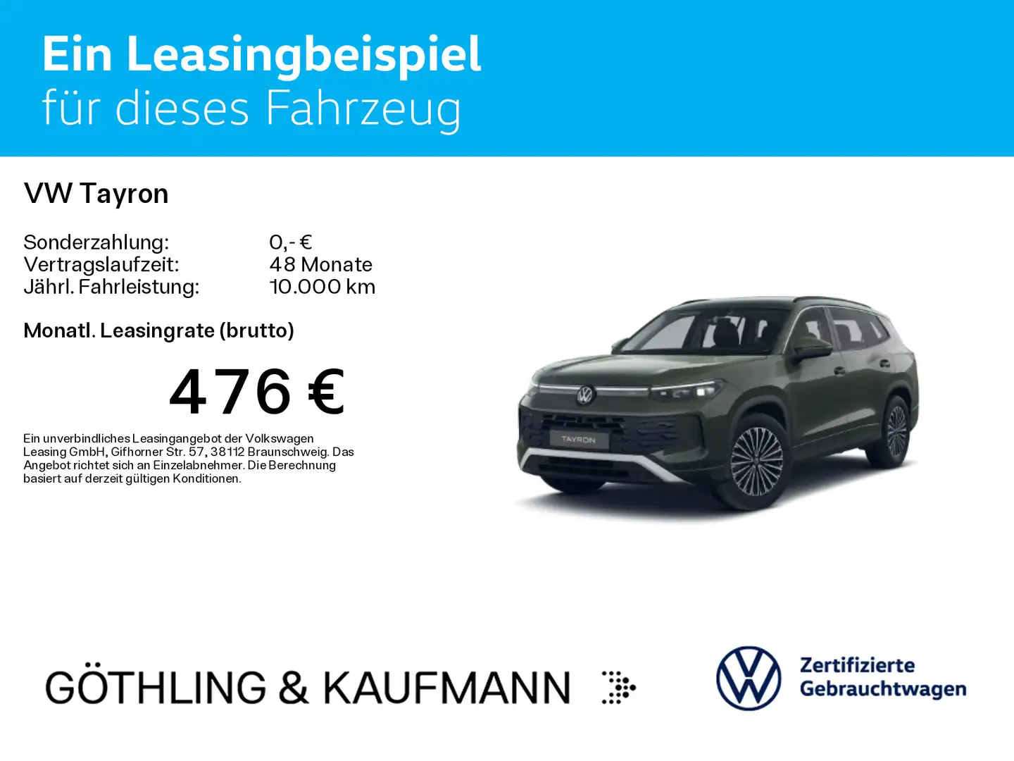Volkswagen Tayron Life 1.5 eTSI DSG *AHK*KAM*APP*ASG*ACC*18 Vert - 2