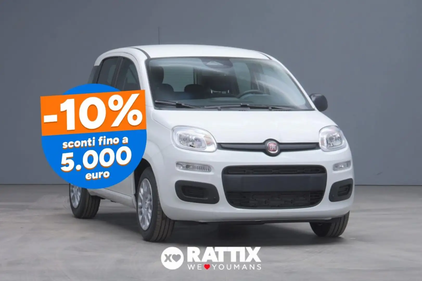Fiat Panda 1.0 Firefly Hybrid 70CV 5p.ti + Pack City Weiß - 1