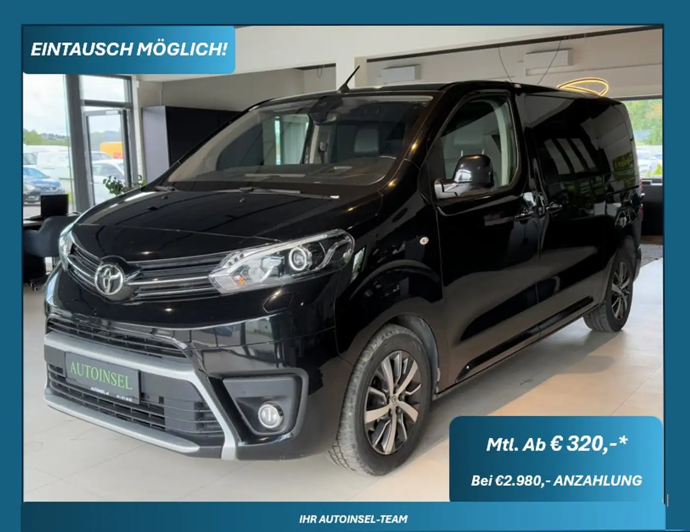 Toyota Proace L2 VIP Aut. Vollausstattung Schwarz - 1