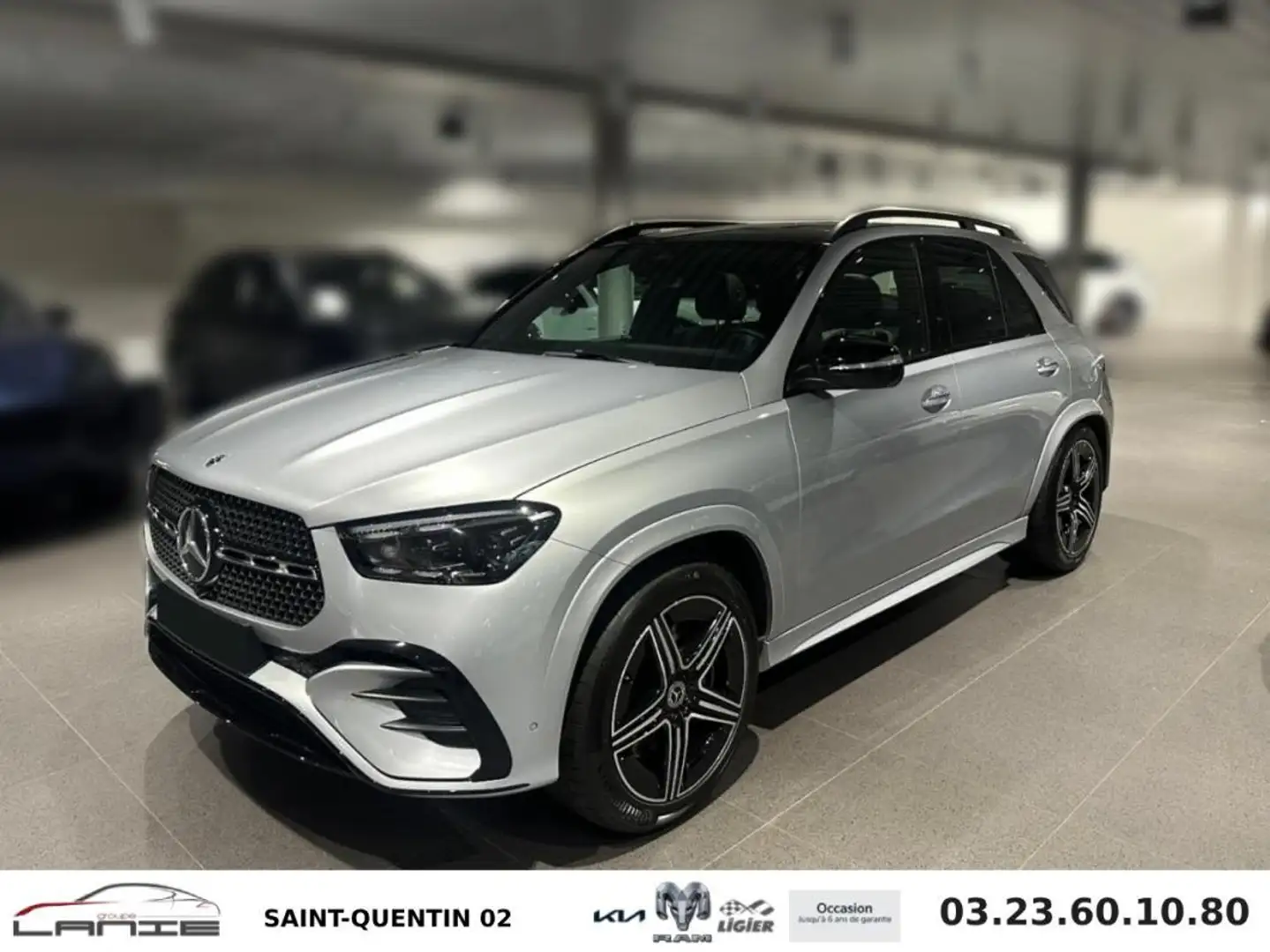 Mercedes-Benz GLE 350 350 de 9G-Tronic 4Matic AMG Line Argent - 1