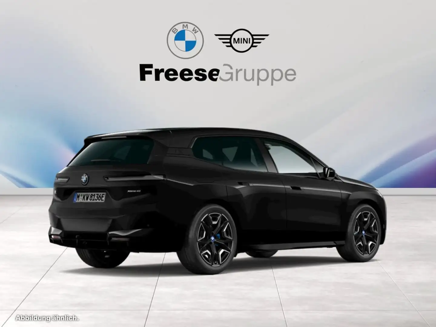 BMW iX xDrive40 AHK Laser 360° STANDHZ HEAD-UP PANO Schwarz - 2