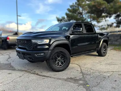 Black 2025 RAM 1500 RHO Crew Cab AWD Pickup Truck All-Wheel Drive 8-Speed Automatic