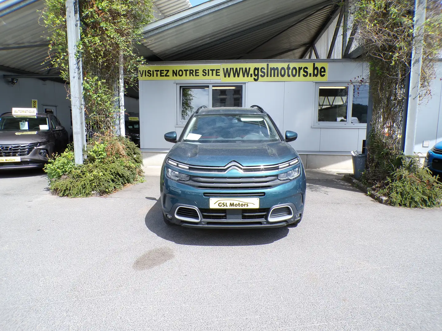 Citroen C5 Aircross 1.2 130cv vert 05/20 66738km Airco Cruise Capteurs Groen - 2