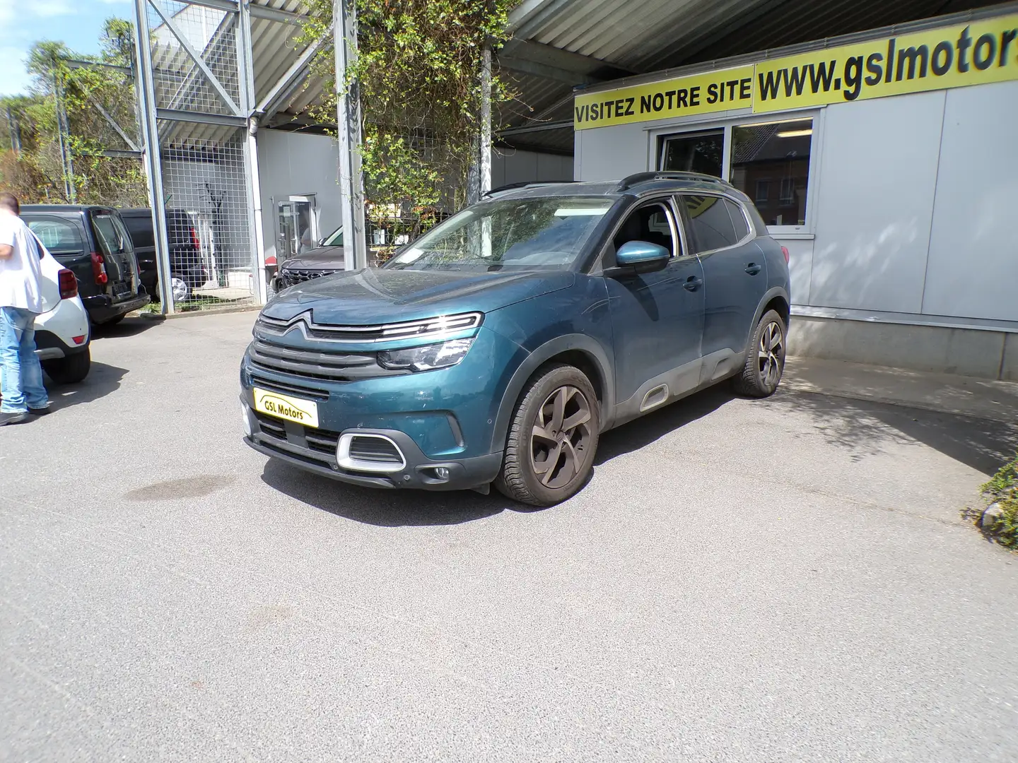 Citroen C5 Aircross 1.2 130cv vert 05/20 66738km Airco Cruise Capteurs Groen - 1