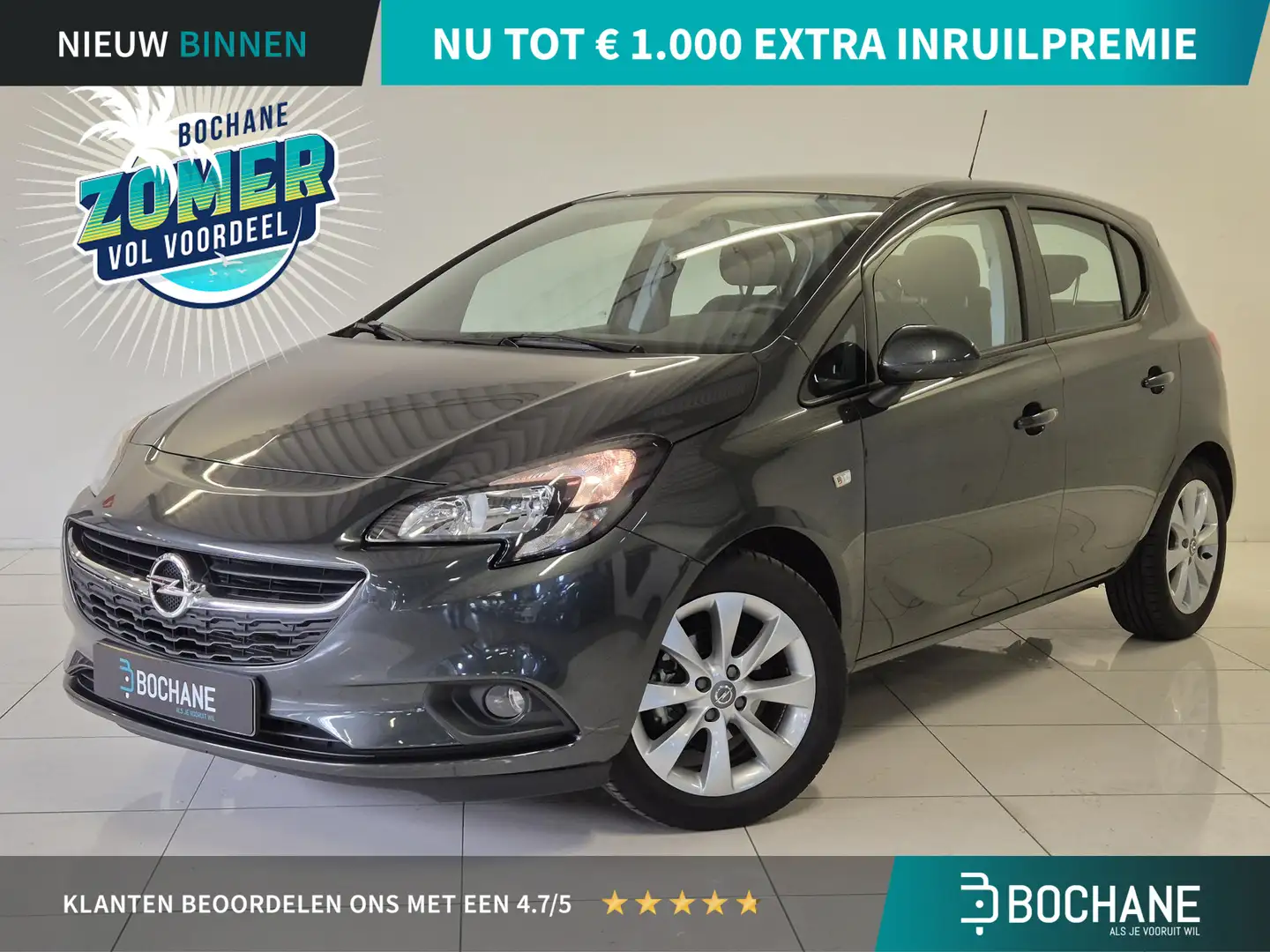 Opel Corsa 1.4 Favourite | Navigatie | Trekhaak | Parkeersens Gris - 1