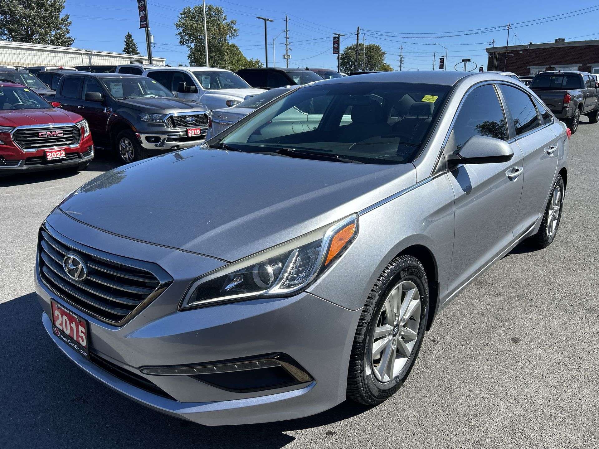 Silver 2015 Hyundai Sonata Sedan  Automatic