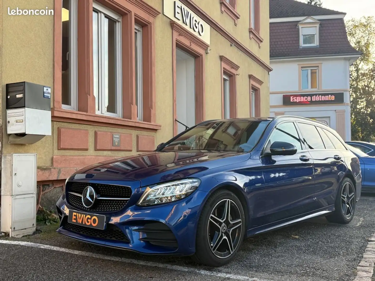 Mercedes-Benz C 220 break 220 d 9g-tronic-amg line-night-edition-garantie 6 mois Blauw - 1