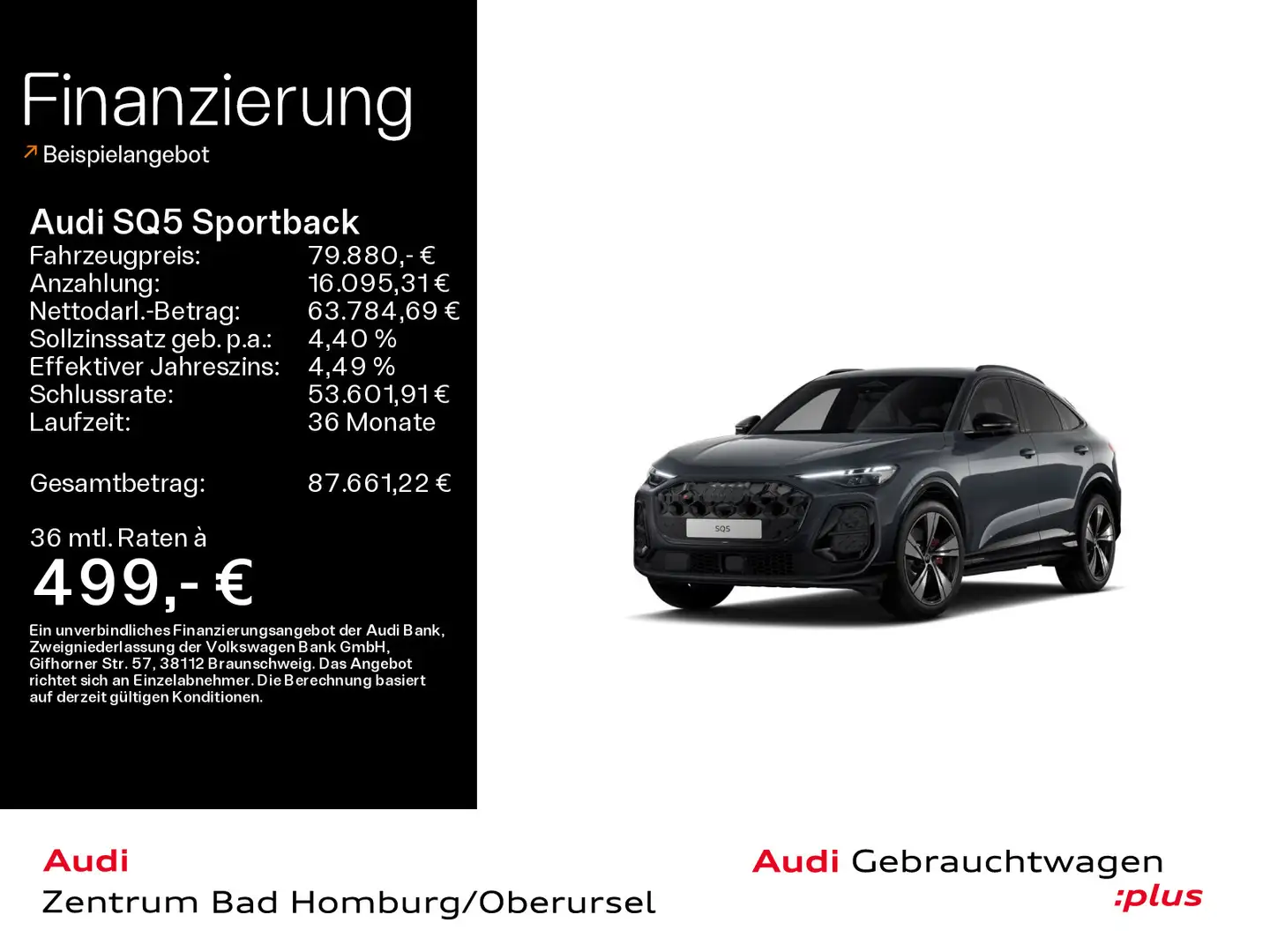 Audi SQ5 edition one TFSI*Navi*LED*Alu*AHK* Grau - 1