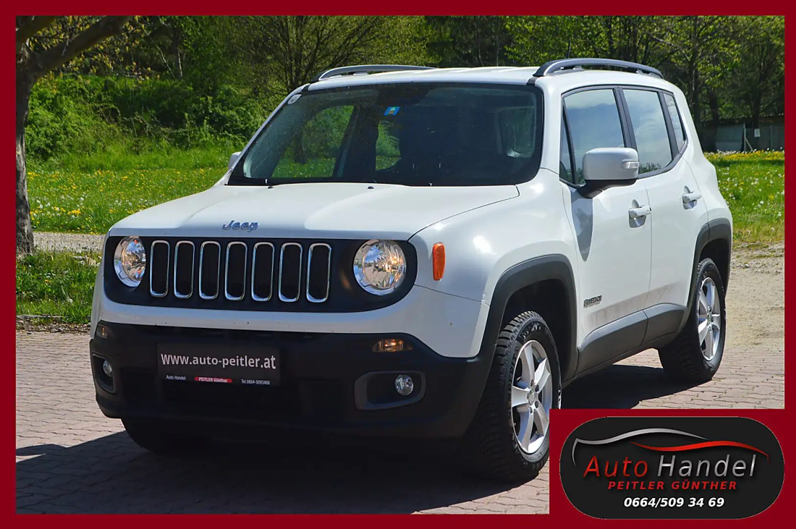 Jeep Renegade 2,0 II 120 AWD+AHK+PDC+TEL Weiß - 1