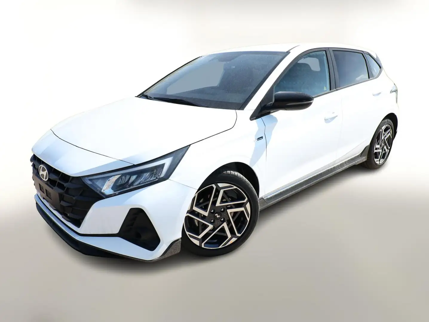 Hyundai i20 N Line 1.0 TGDI 100 DCT N-Line Nav LED SHZ Kam ... Weiß - 1