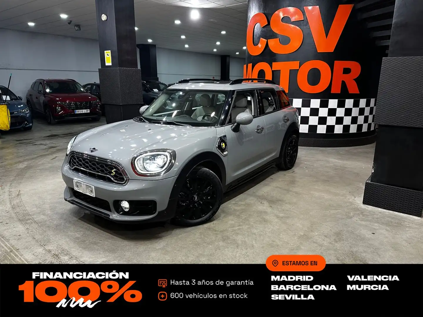 MINI Cooper S E ALL4 Gris - 1