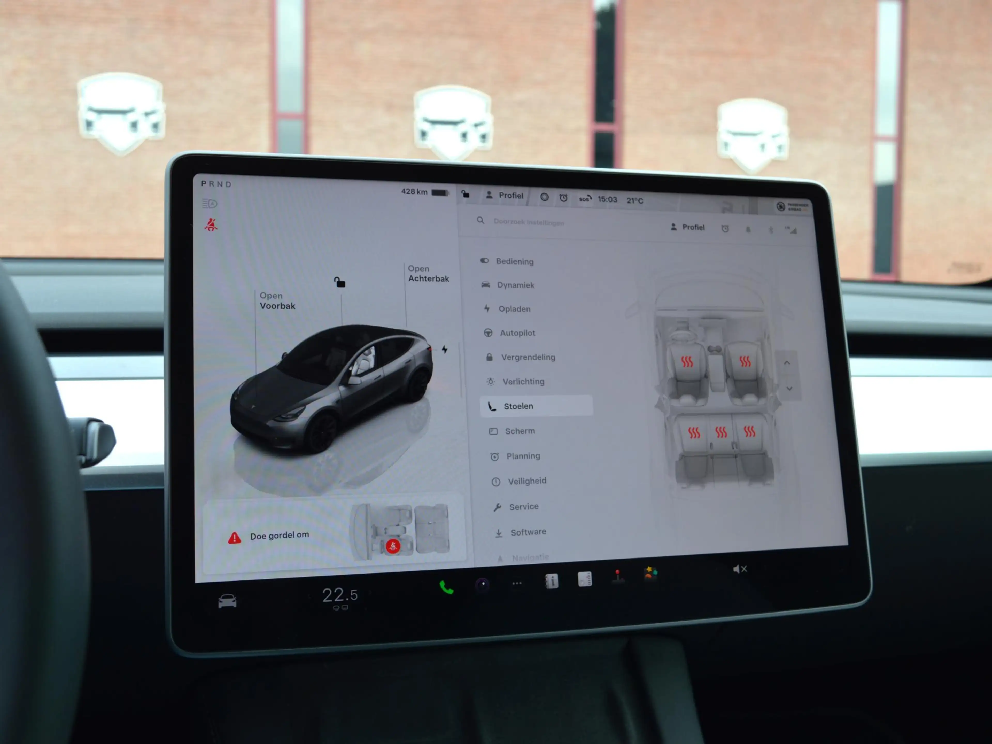 Tesla Model Y Long Range AWD 75 kWh | Trekaak | SoH 94% — photo 13