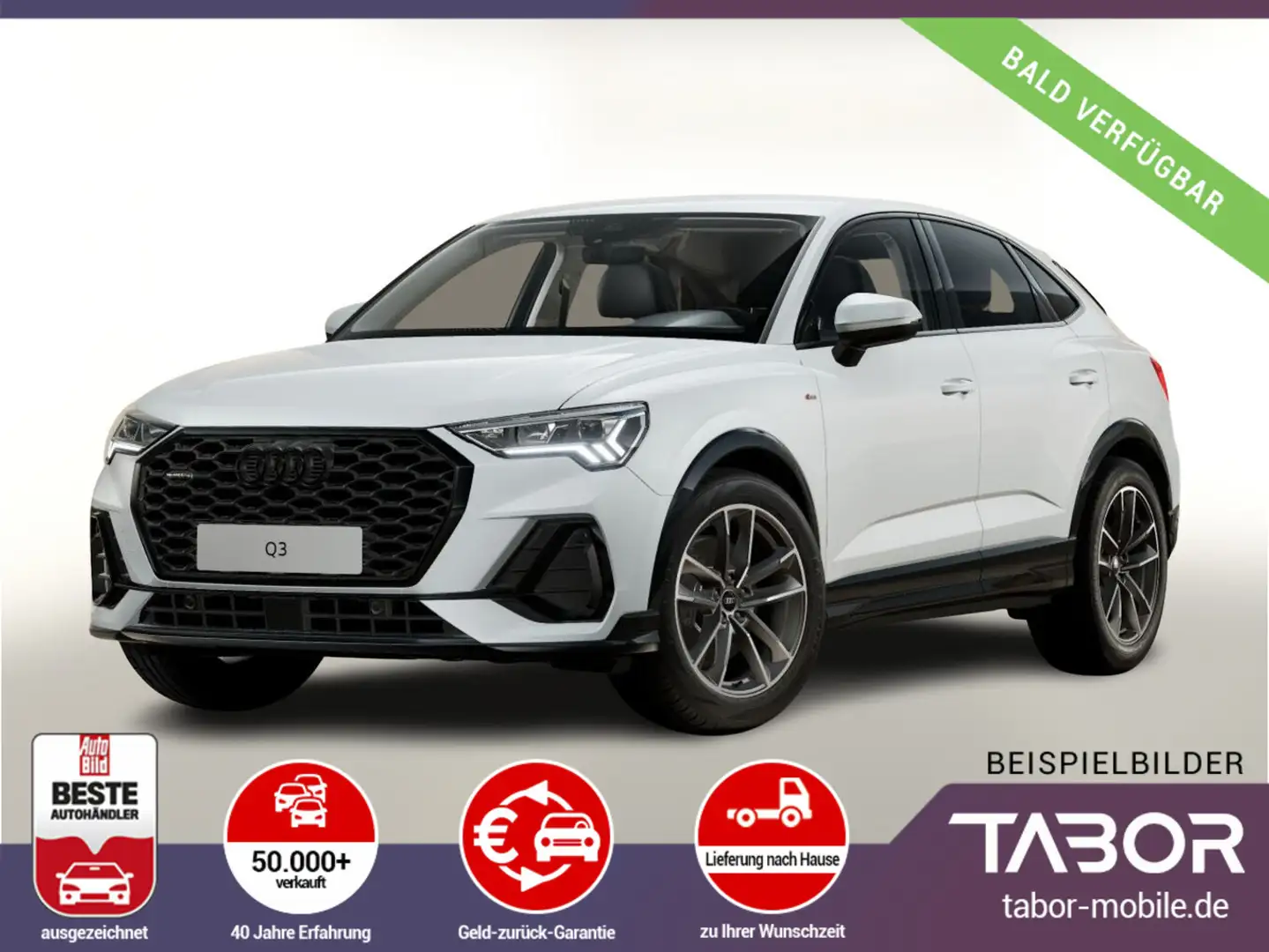 Audi Q3 Sportback 40TDI quattro S line Nav 19Z LED Weiß - 2