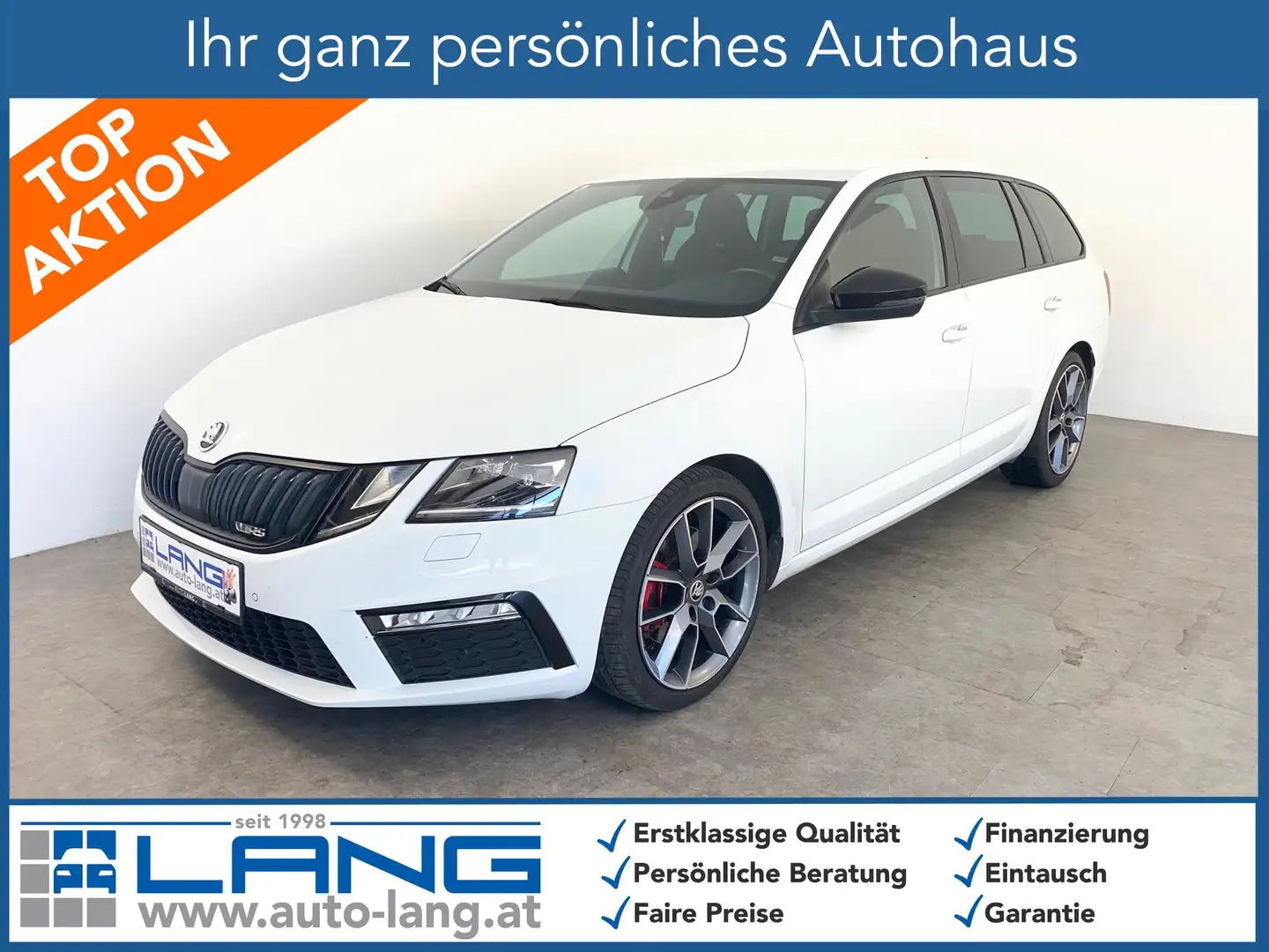 Skoda Octavia Combi 2.0 TDI DPF RS  4x4 LED*NAVI 135 kW (184 ... Weiß - 1