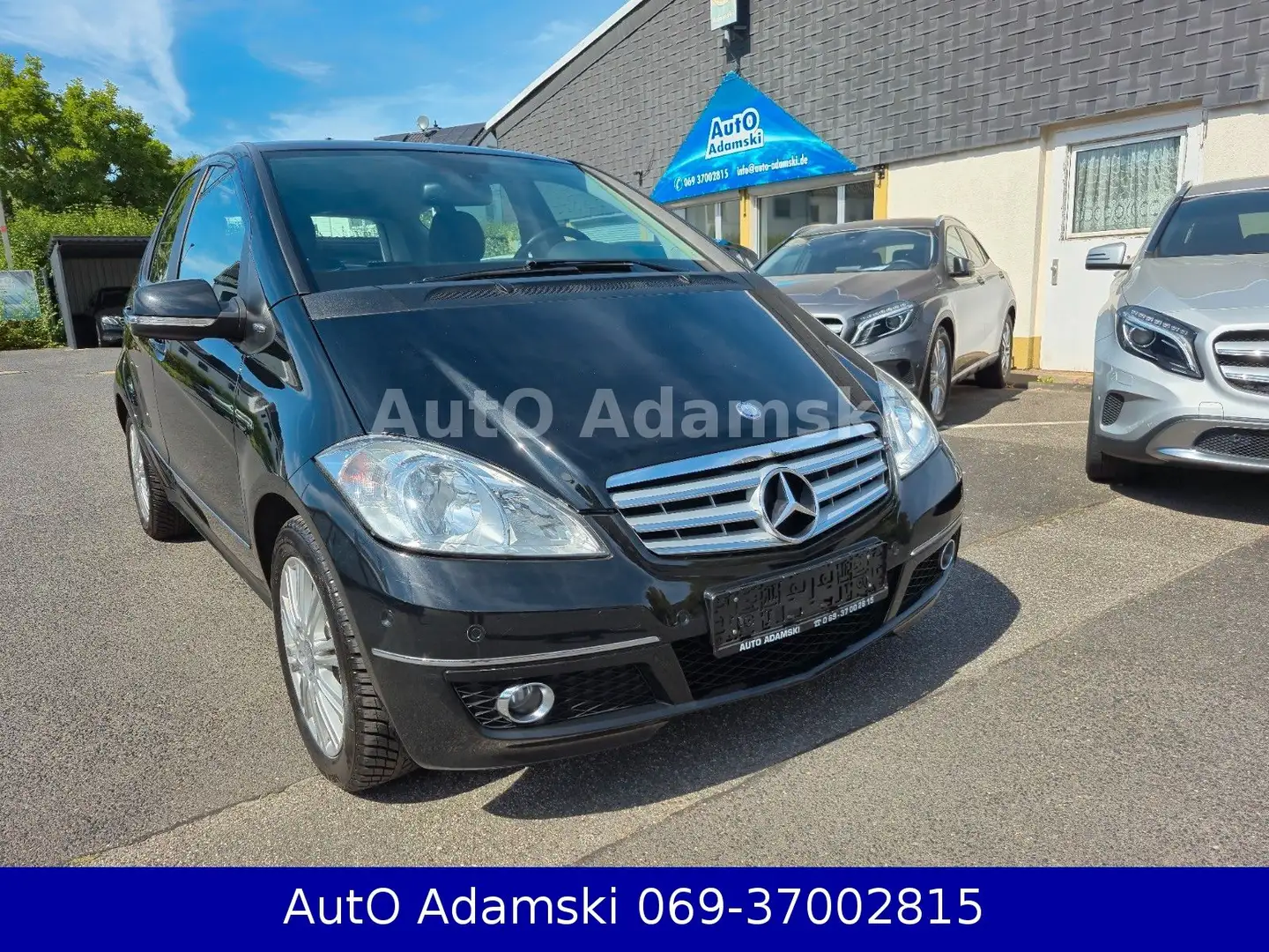 Mercedes-Benz A 160 A160 Autotr Avantgarde Standheizung P-Assi 69tkm Schwarz - 1