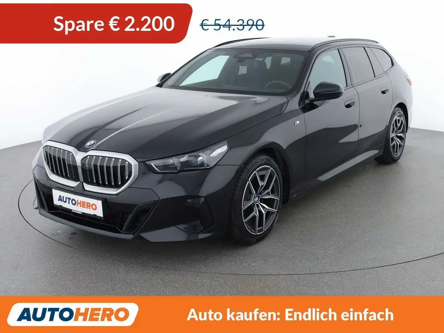 BMW 520 520d Mild-Hybrid xDrive M Sport Schwarz - 1