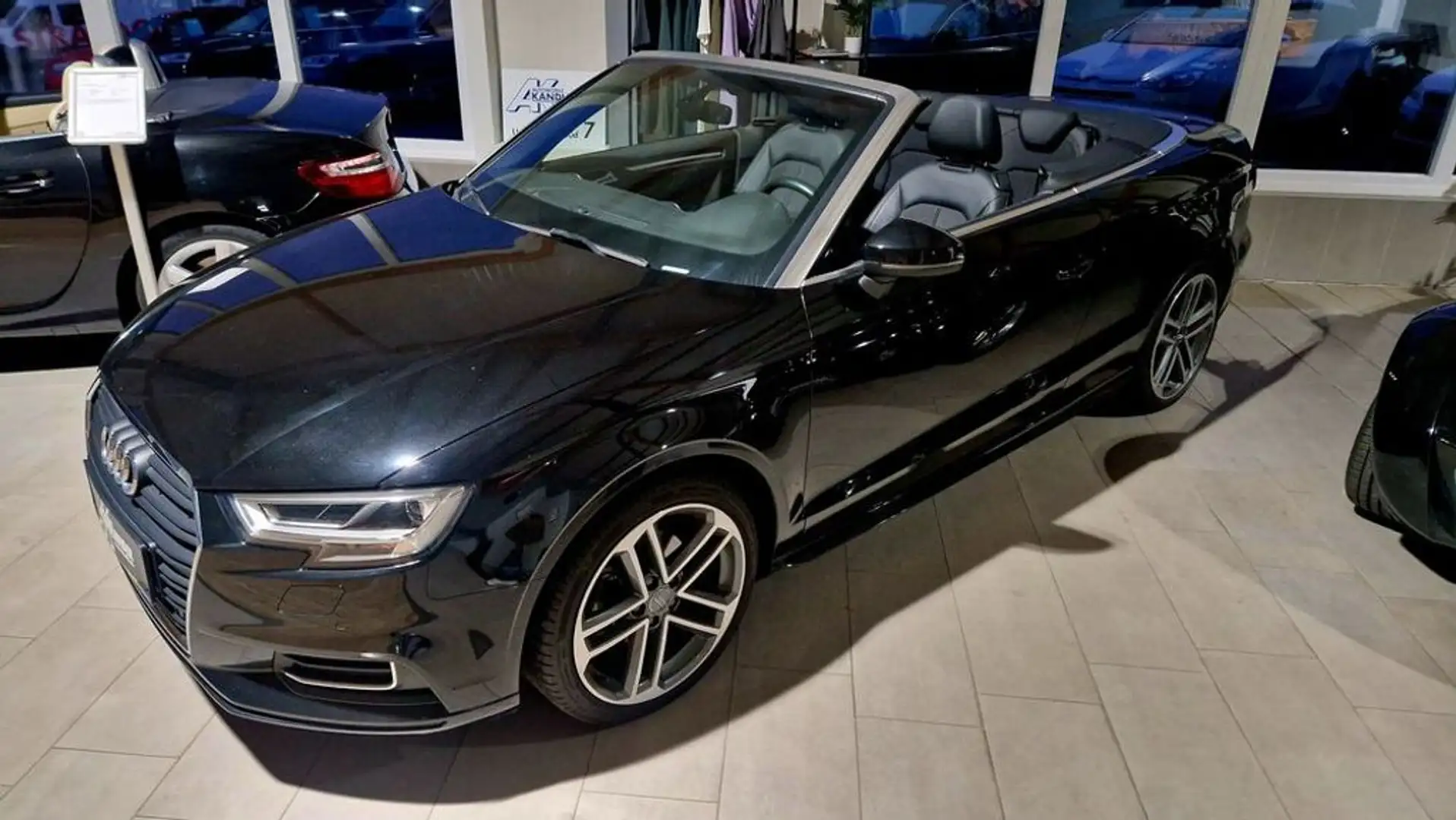 Audi A3 Cabriolet TDI design Schwarz - 2