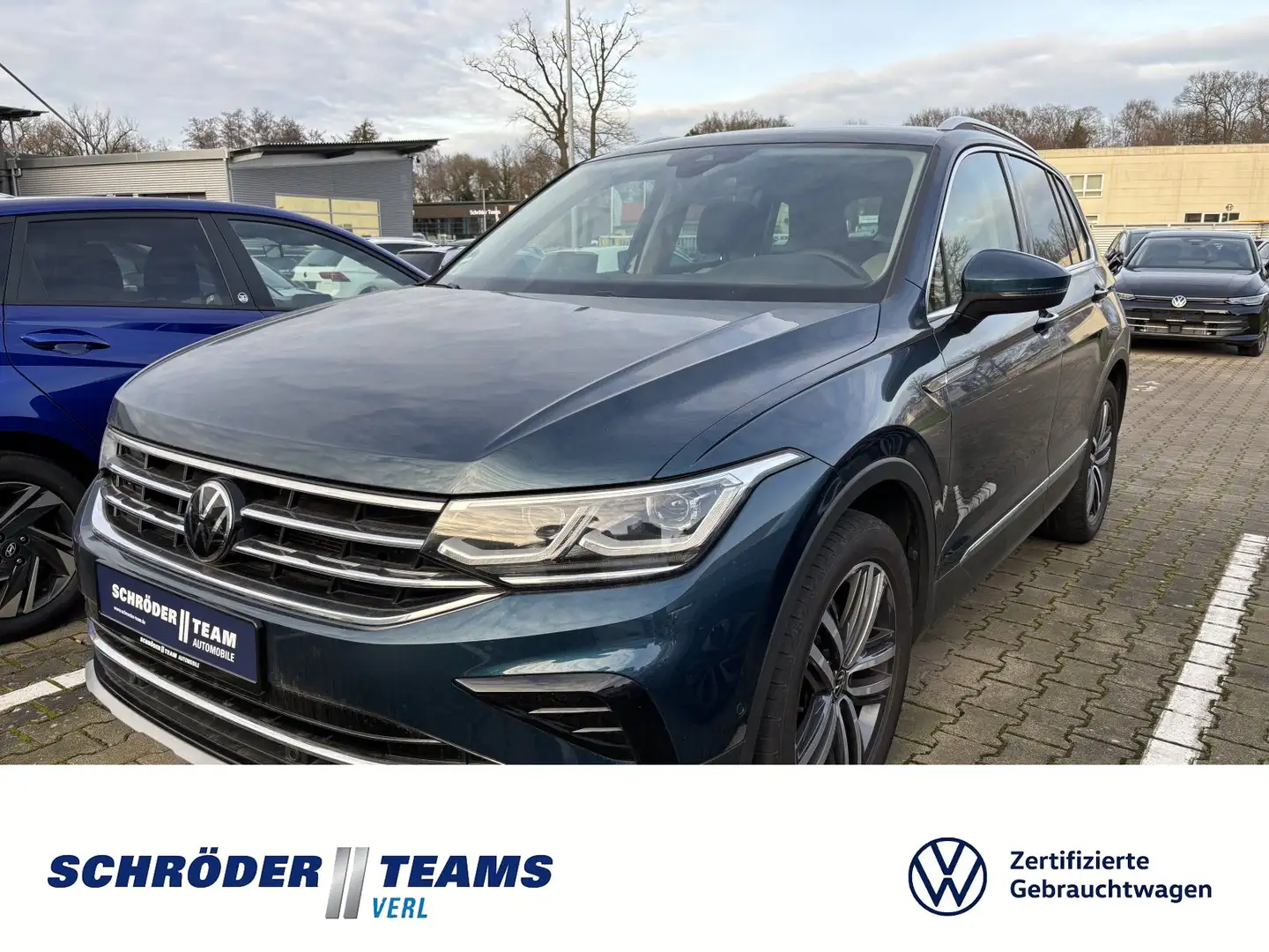 Volkswagen Tiguan 2.0 TSI 4 Motion DSG Elegance Blau - 1
