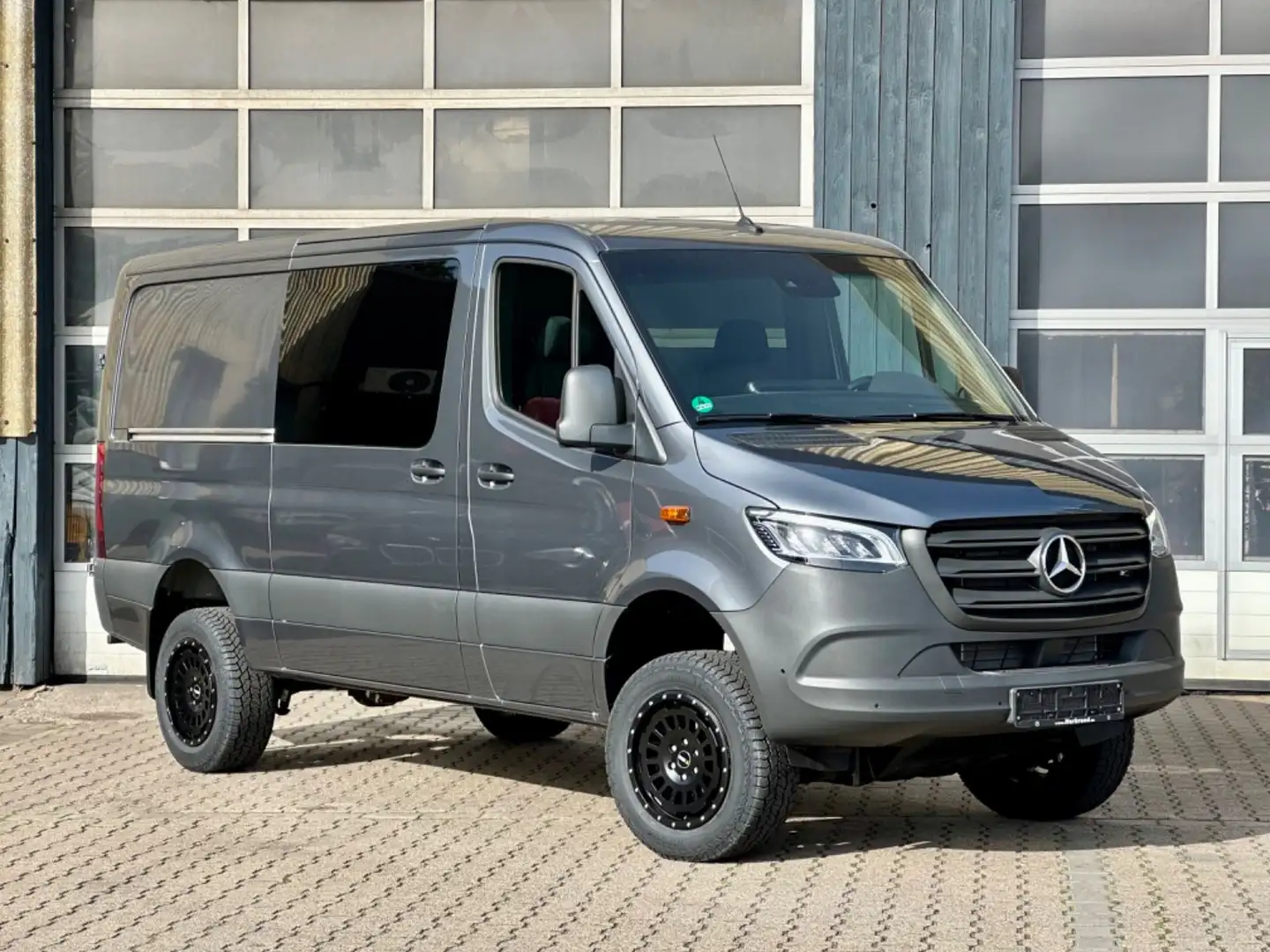 Mercedes-Benz Sprinter 319 CDI/AWD 4x4/Mixto-5 Sitze/LED/Navi Gris - 2