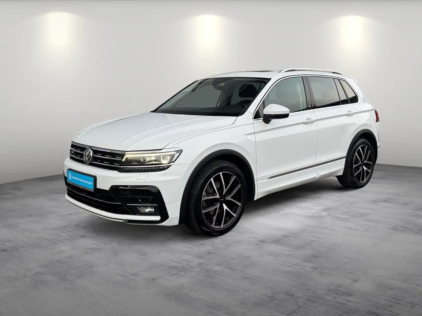 Volkswagen Tiguan 1.4TSI Sound R-LINE AHK PANO Weiß - 2