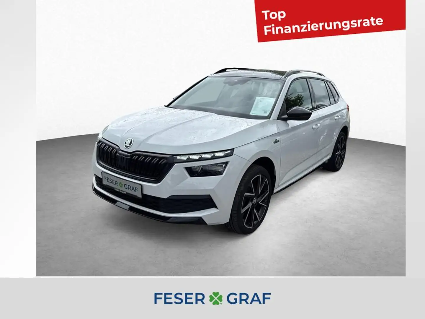 Skoda Kamiq Monte Carlo 1.5 TSI 7-DSG *ACC*NAVI*KAMERA Bianco - 1