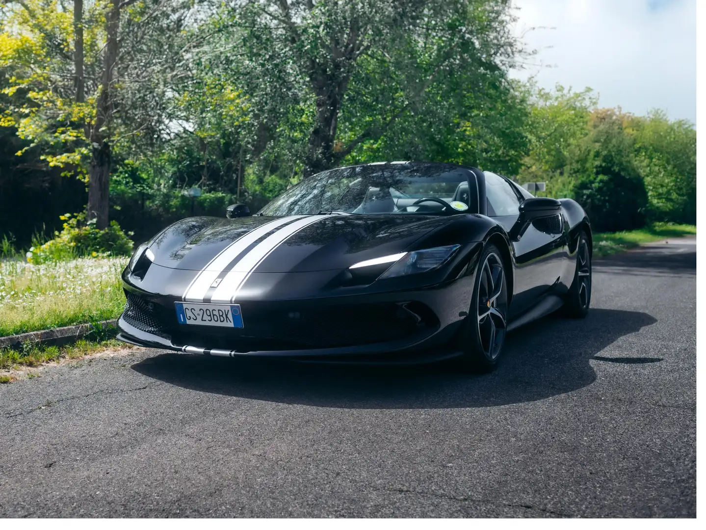 Ferrari 296 PREZZO IRRIPETIBILE AUTO PARI AL NUOVO Negru - 1