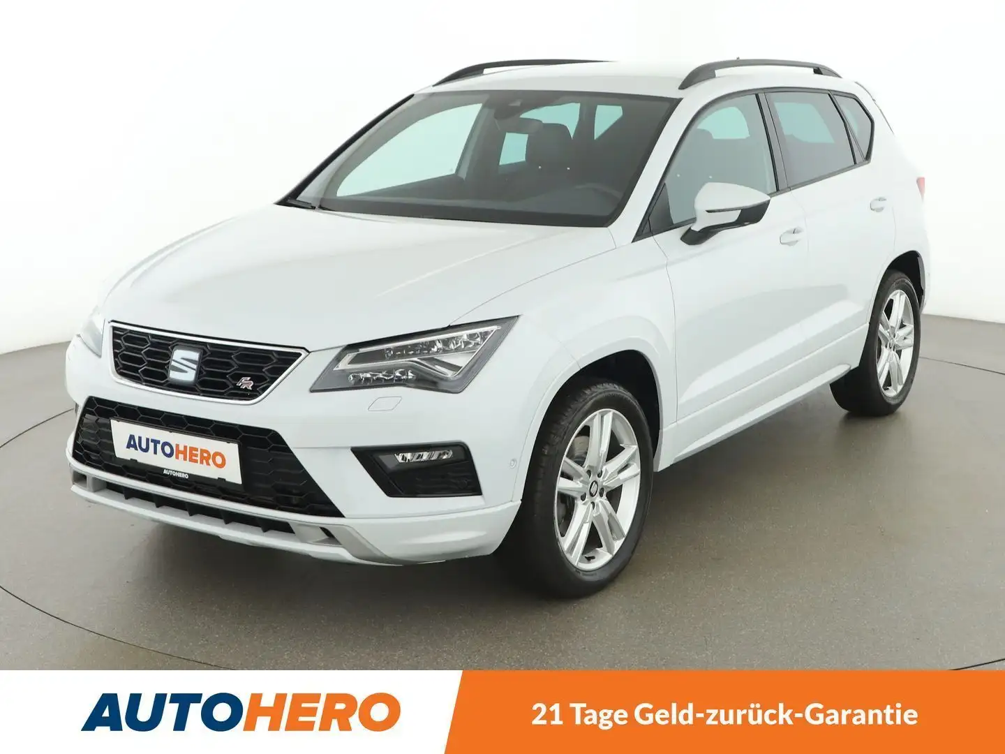 SEAT Ateca 2.0 TDI FR 4Drive Aut. *LED*ACC*NAVI*CAM*SPUR*SHZ* Weiß - 1