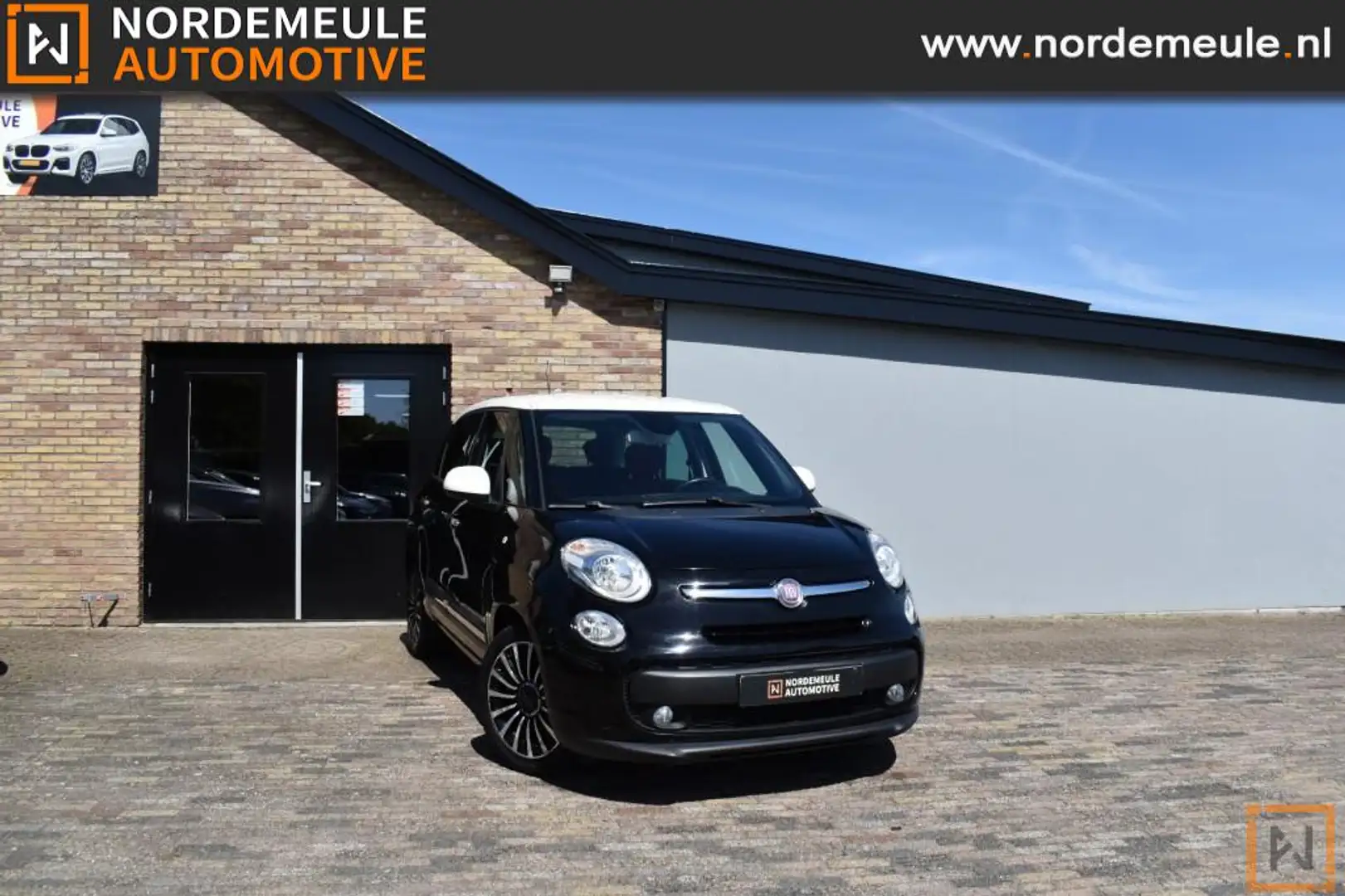 Fiat 500L 0.9 TWINAIR EASY, BT, Airco, PDC, Cruise Zwart - 1