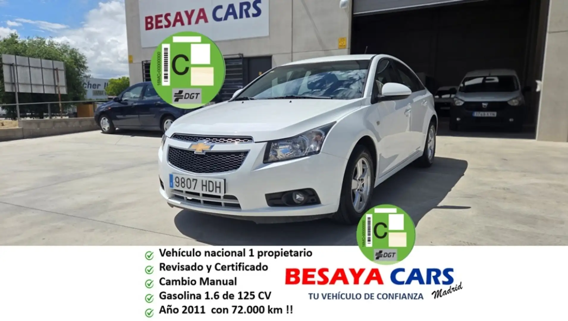 Chevrolet Cruze 1.6 LS Blanco - 1