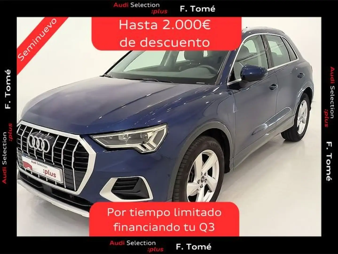 Audi Q3 35 TDI Advanced S tronic 110kW Bleu - 1
