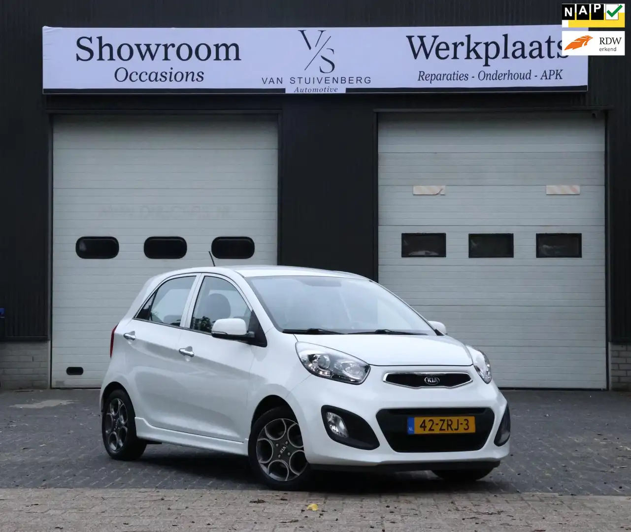 Kia Picanto 1.0 CVVT Design Edition Nap LED LICHTMETAAL DEALER Blanc - 1
