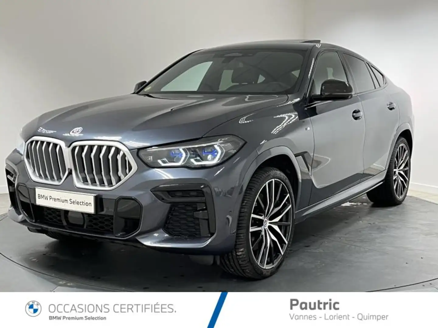 BMW X6 xDrive 40dA 340ch M Sport Grau - 1