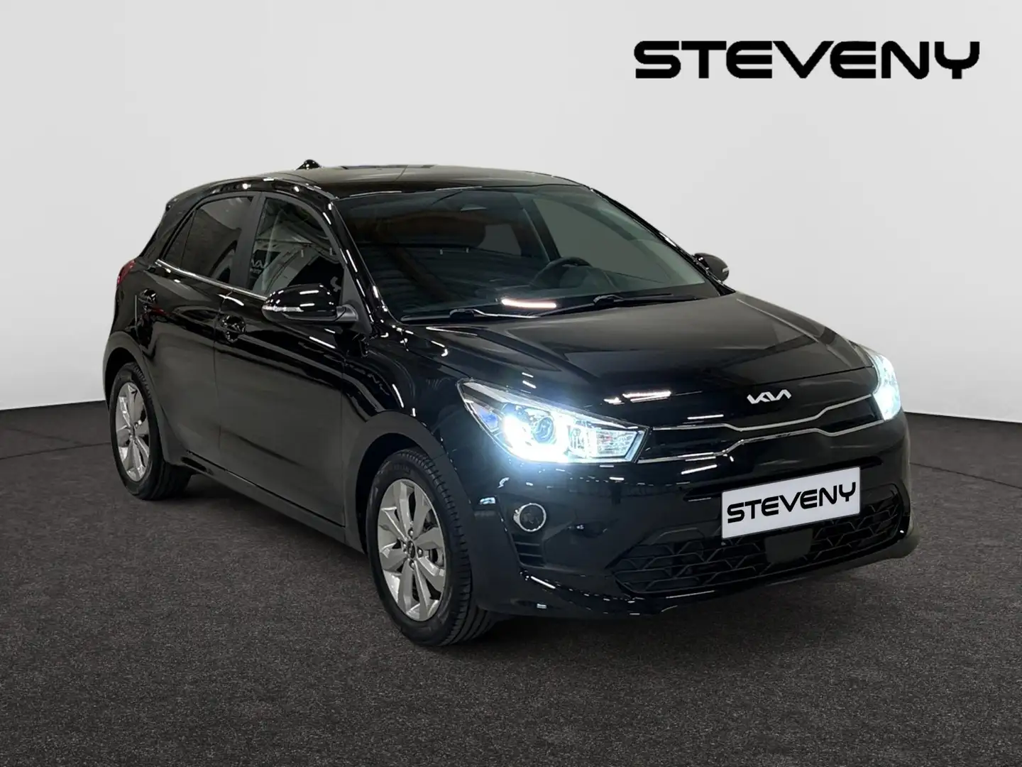 Kia Rio PULSE 1.2i 84CV *FAIBLE TAXE*GPS*CLIM*JANTES ALU* Zwart - 2