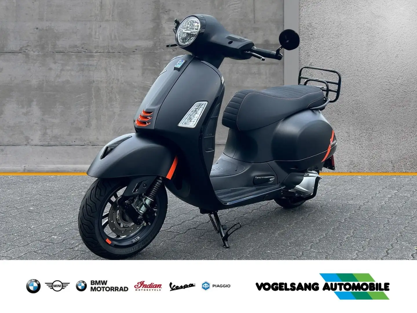 Vespa GTS 300 Super Sport HPE, Lenkerendspiegel, Keyle crna - 1