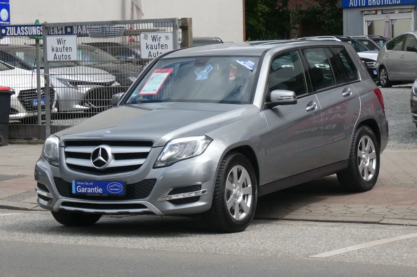Mercedes-Benz GLK 220 BlueTEC 4MATIC 1.Hand TÜV NEU mit AHK Gris - 2