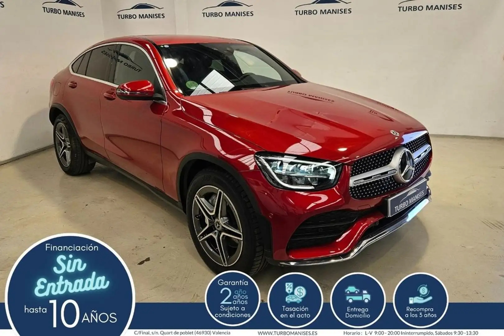 Mercedes-Benz GLC 200 d 4MATIC Rojo - 1