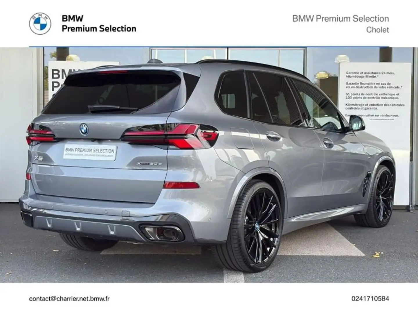 BMW X5 xDrive50e 489ch M Sport Grijs - 2