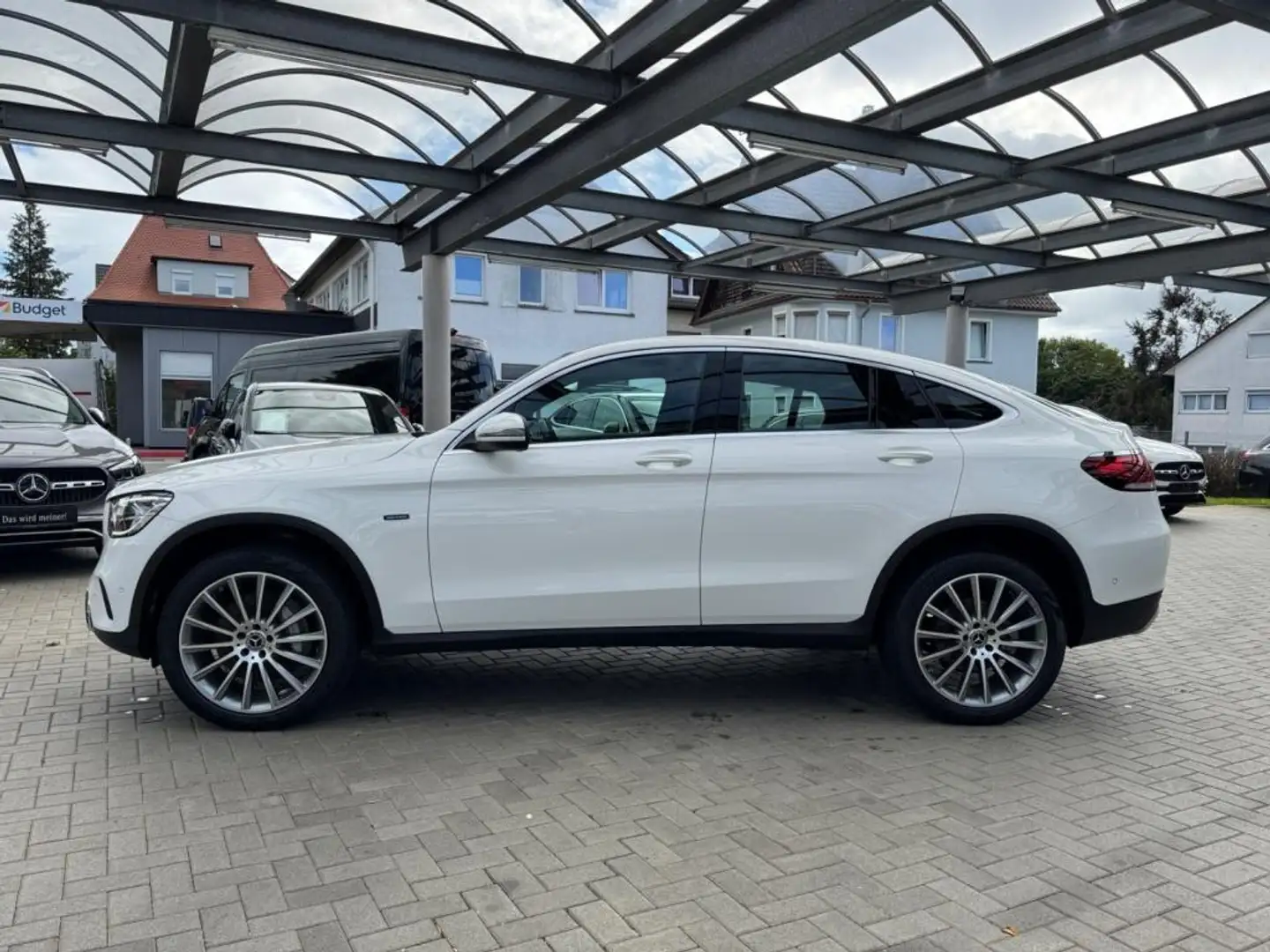 Mercedes-Benz GLC 300 de 4M Coupé AHK+AMBIENTE+KAMERA+20"-AMG Blanc - 2