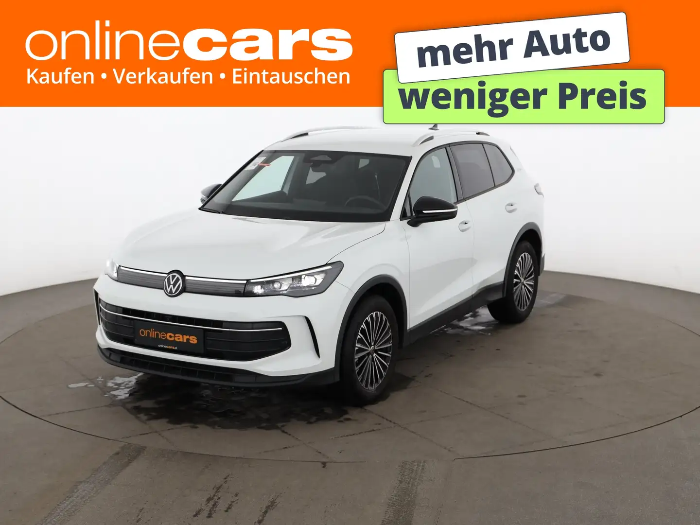 Volkswagen Tiguan 2.0 TDI Goal Aut MATRIX 360-CAM AHK RADAR Weiß - 1